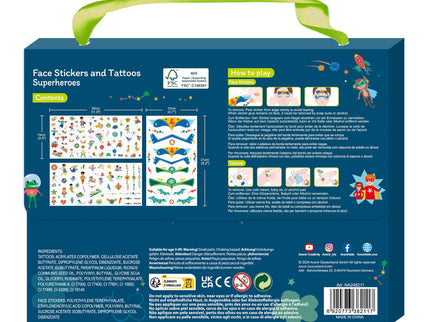 AVENIR Tattoo-kleepsud Superkangelased