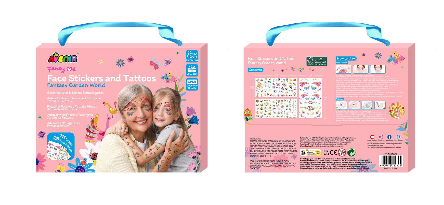 AVENIR Tattoo-kleepsud Fantaasiaaed