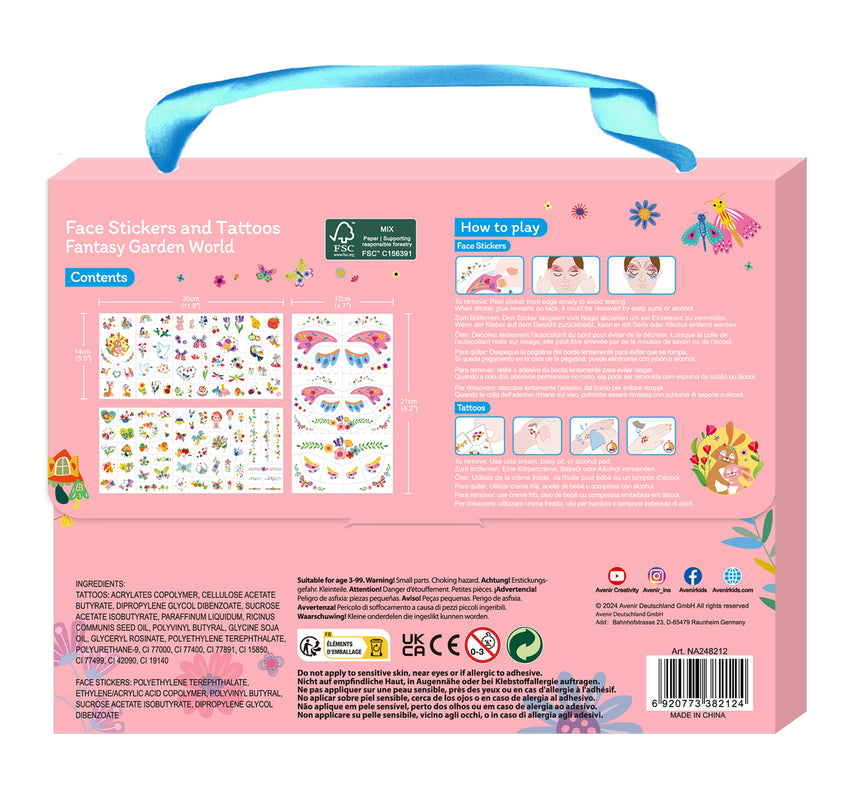 AVENIR Tattoo-kleepsud Fantaasiaaed