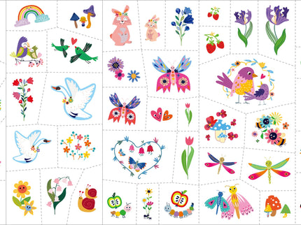 AVENIR Tattoo-kleepsud Fantaasiaaed