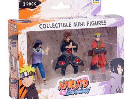 NARUTO figuuride 3-pakk, 7 cm