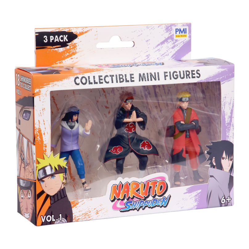 NARUTO figuuride 3-pakk, 7 cm