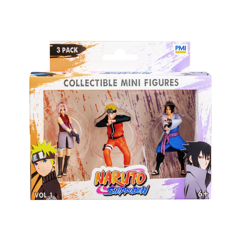 NARUTO figuuride 3-pakk, 7 cm