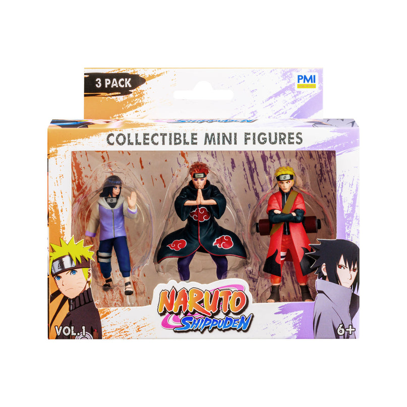 NARUTO figuuride 3-pakk, 7 cm