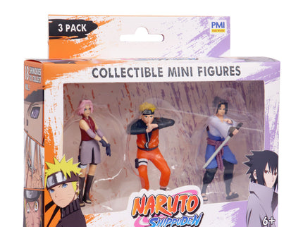 NARUTO figuuride 3-pakk, 7 cm