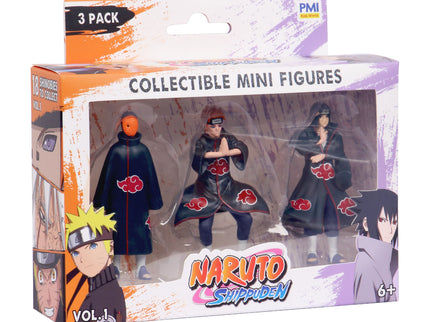 NARUTO figuuride 3-pakk, 7 cm