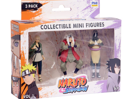 NARUTO figuuride 3-pakk, 7 cm