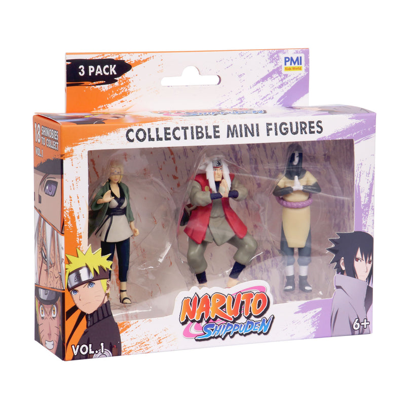 NARUTO figuuride 3-pakk, 7 cm