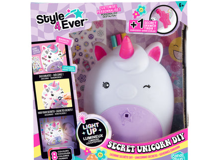 STYLE 4 EVER dekoreeritav lamp salajase sahtliga - Ükssarvik