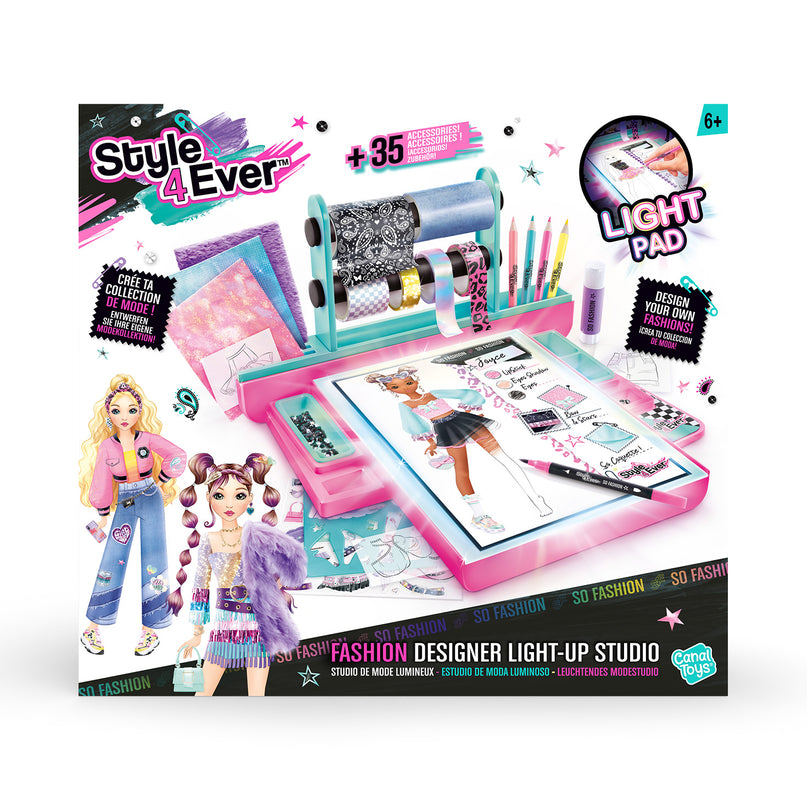 STYLE 4 EVER loomingukomplekt Fashion Designer Light-up Studio