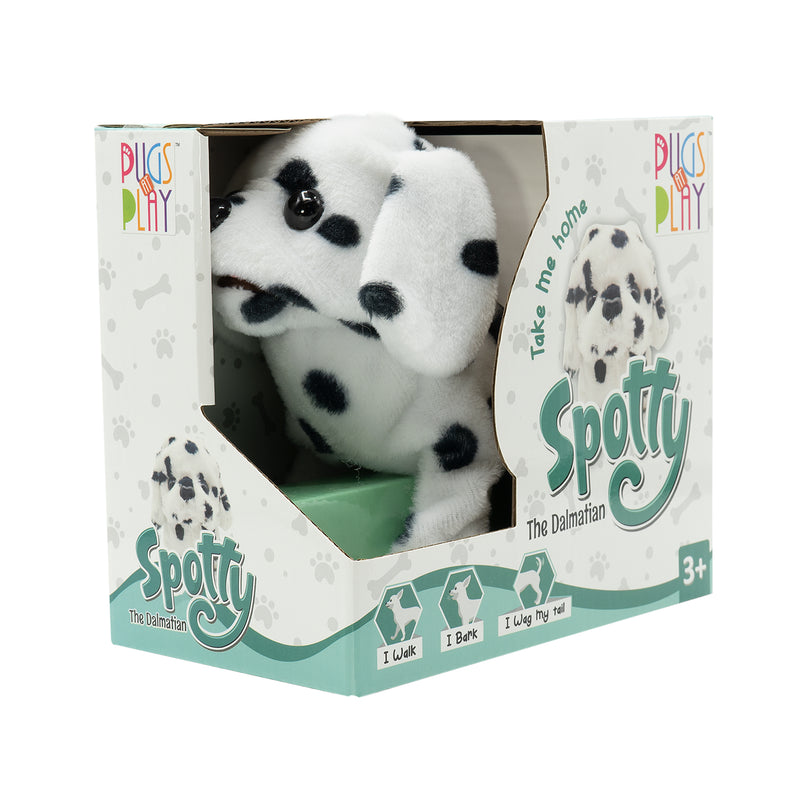 PUGS AT PLAY Kõndiv koer Spotty