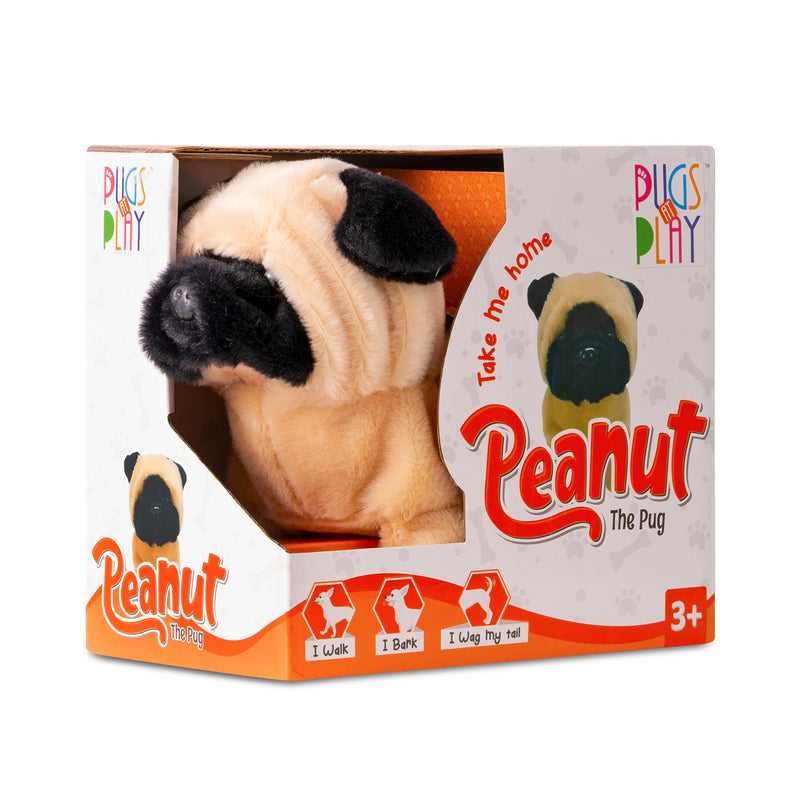 PUGS AT PLAY Kõndiv koer Peanut