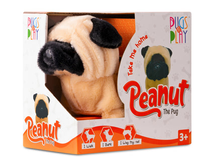 PUGS AT PLAY Kõndiv koer Peanut