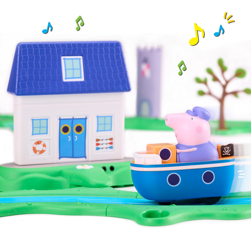 PEPPA PIG Whizz Around Peppa Mängukomplekt Jõgi