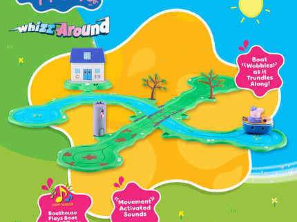 PEPPA PIG Whizz Around Peppa Mängukomplekt Jõgi