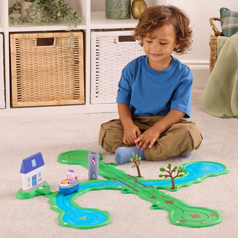 PEPPA PIG Whizz Around Peppa Mängukomplekt Jõgi
