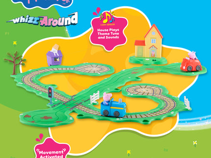 PEPPA PIG Whizz Around Peppa Mängukomplekt Peppa päev väljas