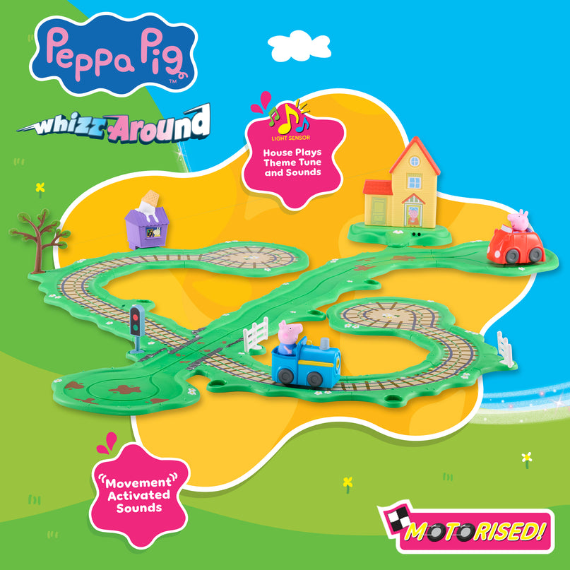 PEPPA PIG Whizz Around Peppa Mängukomplekt Peppa päev väljas