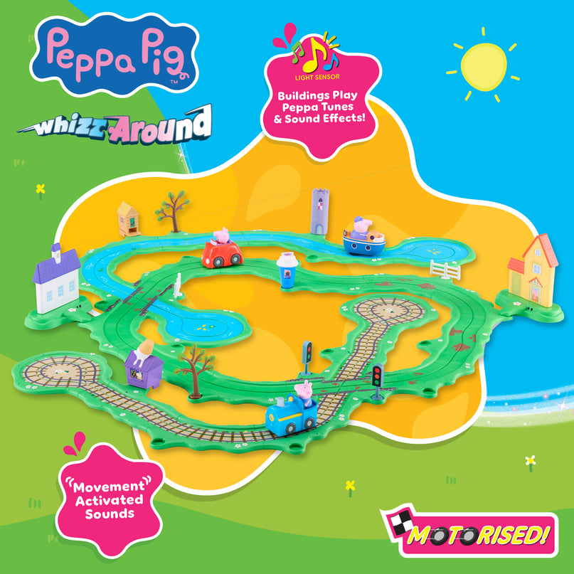 PEPPA PIG Whizz Around Peppa Mängukomplekt Peppa maailm