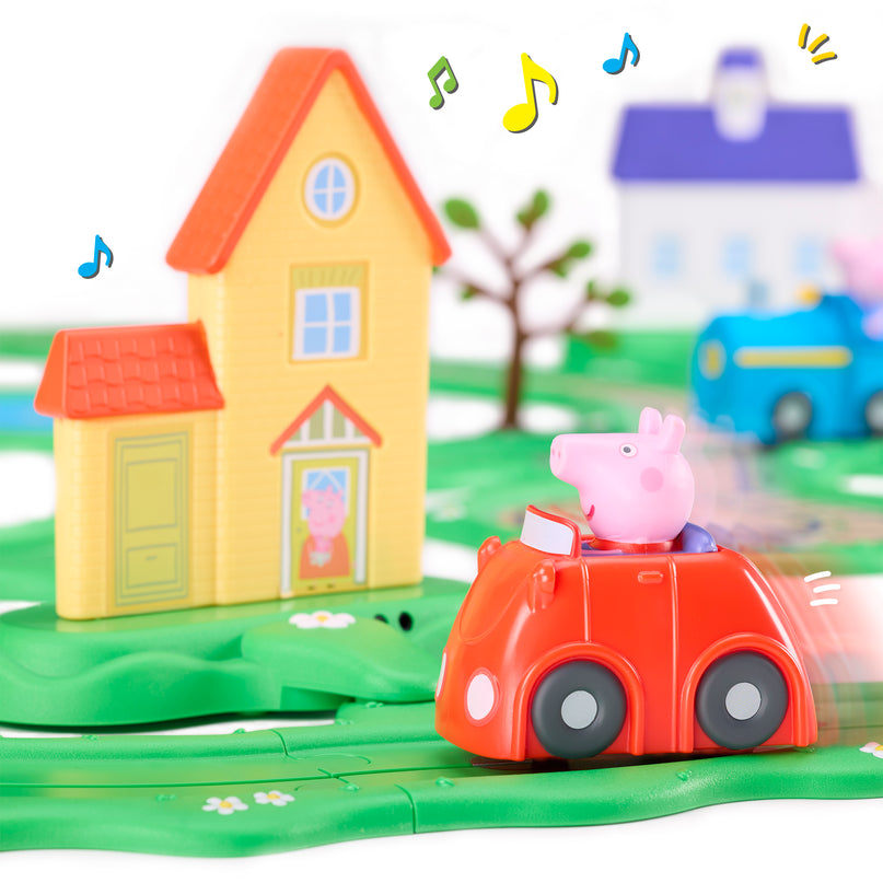 PEPPA PIG Whizz Around Peppa Mängukomplekt Peppa maailm