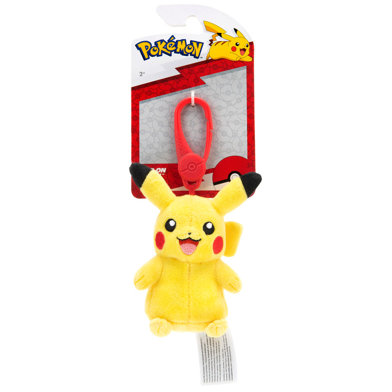 POKEMON W8 Clip-on pehme mänguasi, 8 cm