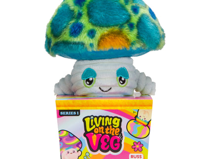 LIVING ON THE VEG S1 pehme mänguasi Funguys, 15 cm