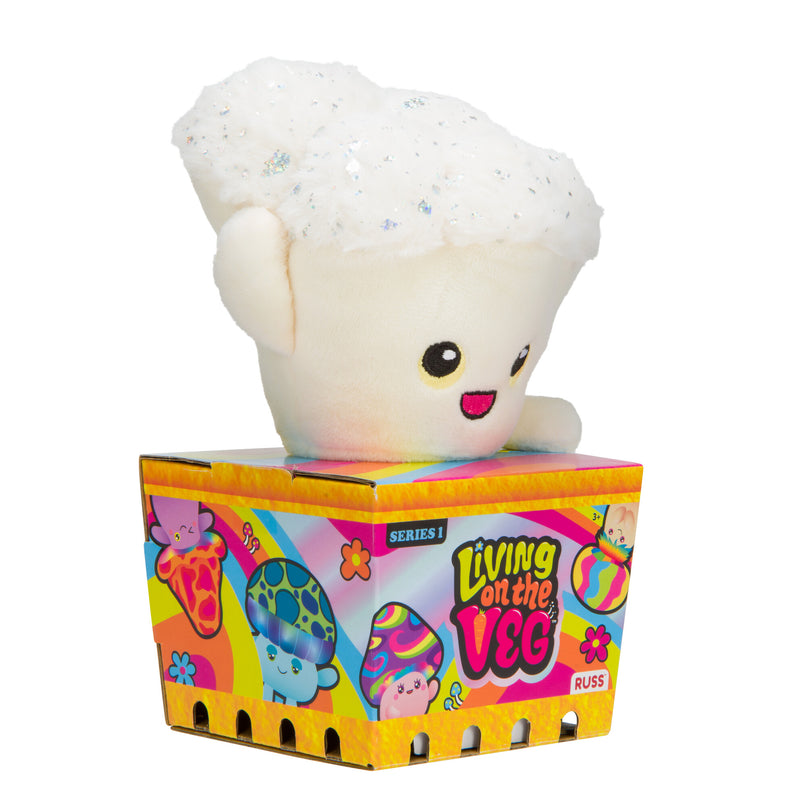 LIVING ON THE VEG S1 pehme mänguasi Funguys, 15 cm