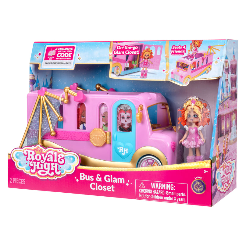 ROYALE HIGH mängukomplekt buss ja walk-in kapp