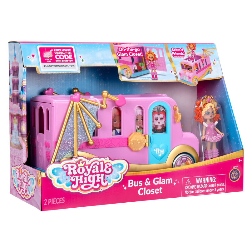 ROYALE HIGH mängukomplekt buss ja walk-in kapp