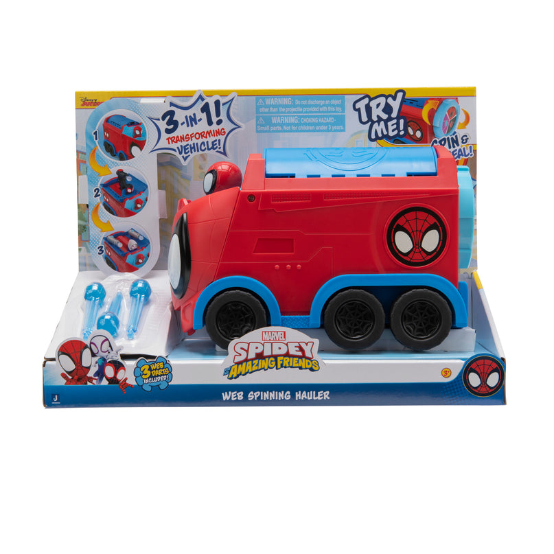 SPIDEY AND HIS AMAZING FRIENDS sõiduk Web Spinning Hauler