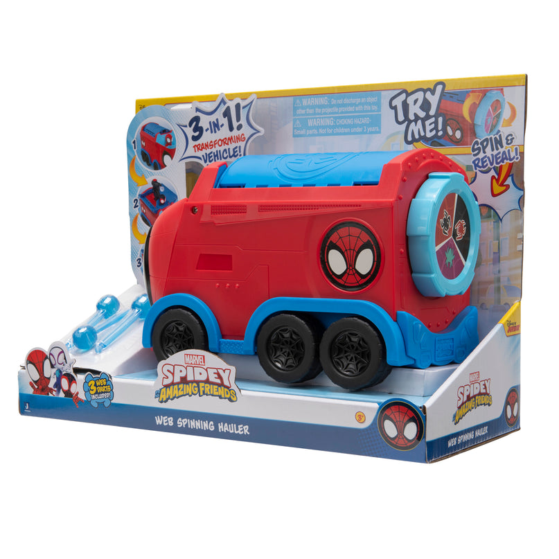 SPIDEY AND HIS AMAZING FRIENDS sõiduk Web Spinning Hauler