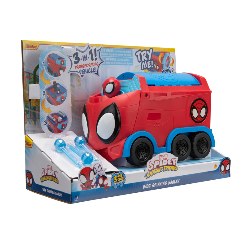 SPIDEY AND HIS AMAZING FRIENDS sõiduk Web Spinning Hauler