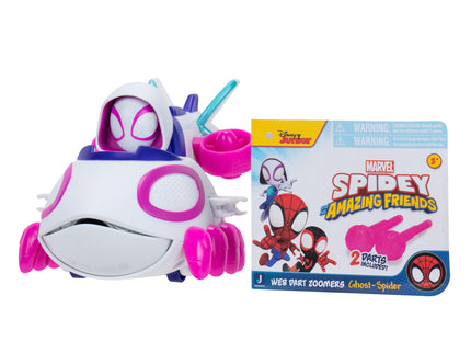 SPIDEY JA TEMA HÄMISTAVAD SÕBRAD väike sõiduk Web Dart Zoomers