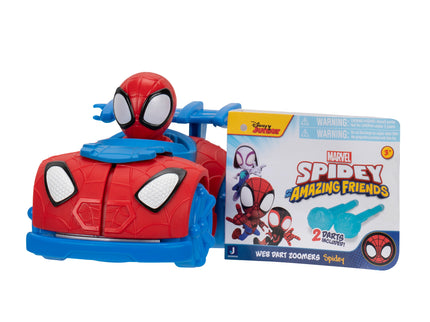 SPIDEY JA TEMA HÄMISTAVAD SÕBRAD väike sõiduk Web Dart Zoomers