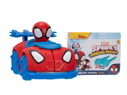 SPIDEY JA TEMA HÄMISTAVAD SÕBRAD väike sõiduk Web Dart Zoomers