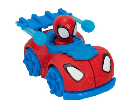 SPIDEY JA TEMA HÄMISTAVAD SÕBRAD väike sõiduk Web Dart Zoomers