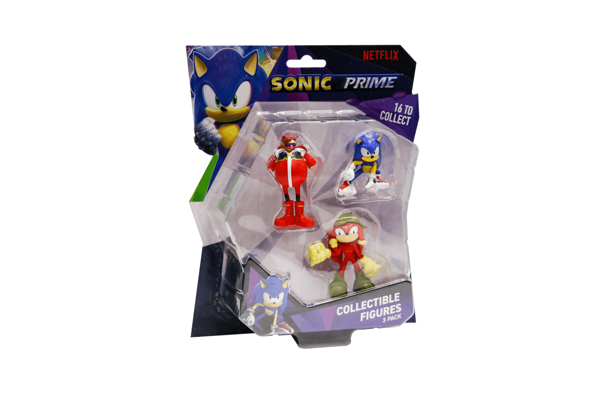 SONIC S1 figuuride 3-pakk 6,5 cm