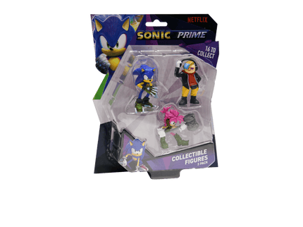 SONIC S1 figuuride 3-pakk 6,5 cm