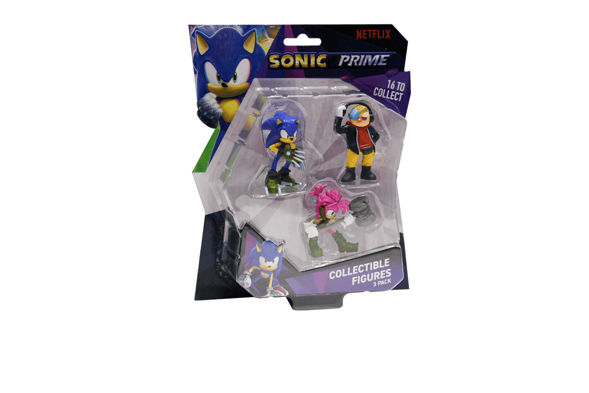SONIC S1 figuuride 3-pakk 6,5 cm