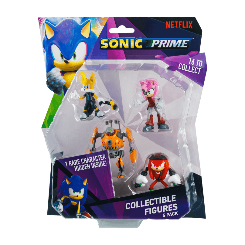 SONIC S1 figuuride 5-pakk 6,5 cm