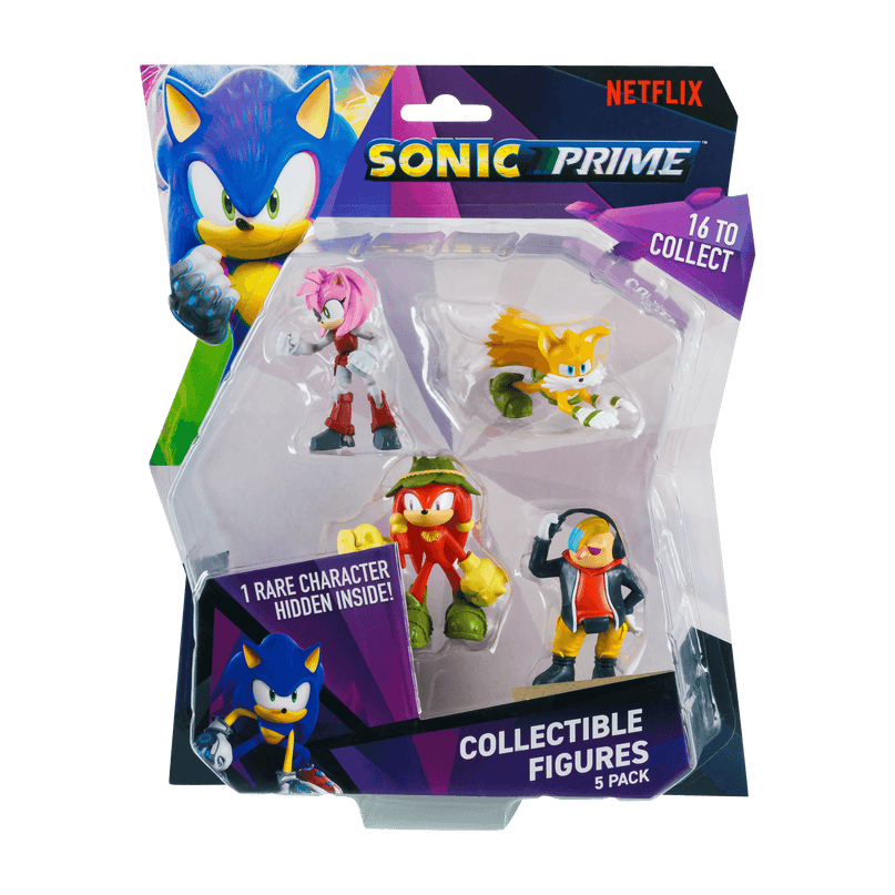 SONIC S1 figuuride 5-pakk 6,5 cm