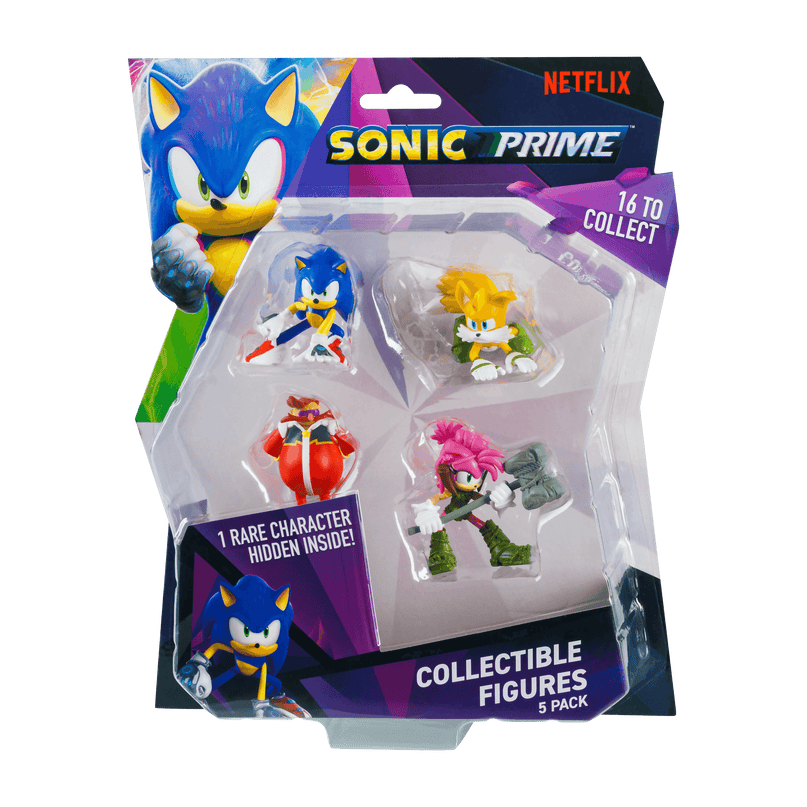 SONIC S1 figuuride 5-pakk 6,5 cm