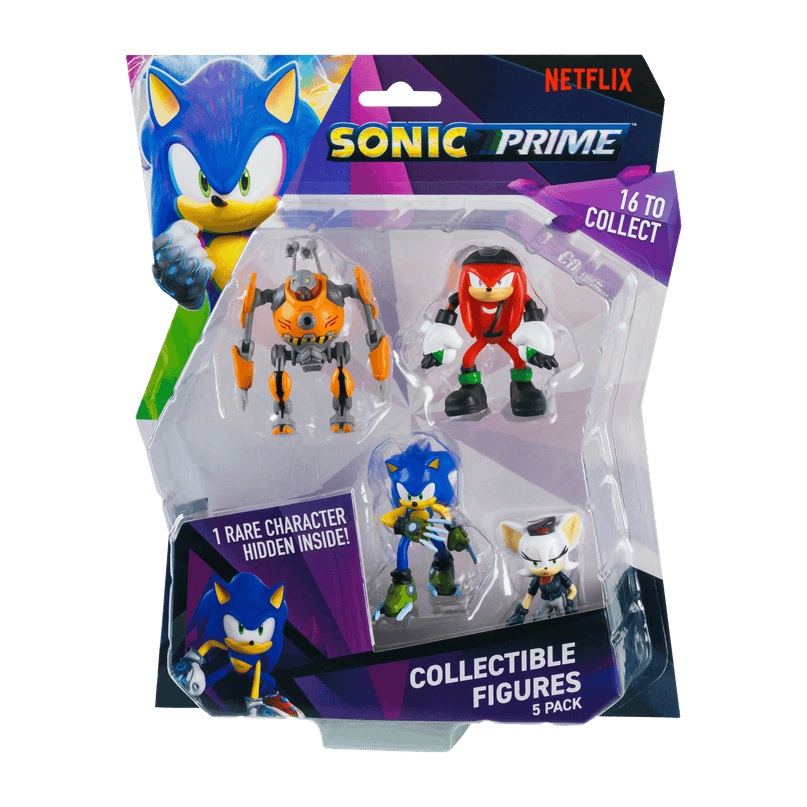 SONIC S1 figuuride 5-pakk 6,5 cm