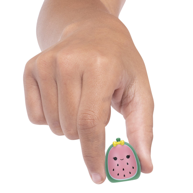 SQUISHMALLOWS SQUISH-A-LONGS minifiguuride komplekt, 8 tk, 2,5 cm