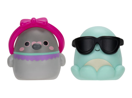 SQUISHMALLOWS SQUISH-A-LONGS minifiguuride komplekt, 8 tk, 2,5 cm