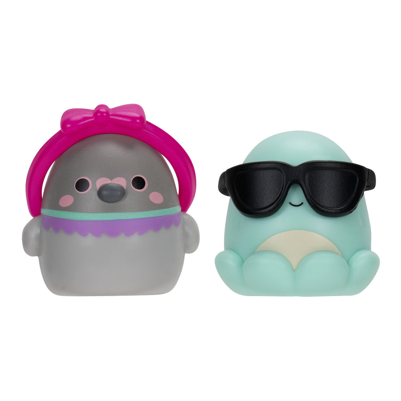 SQUISHMALLOWS SQUISH-A-LONGS minifiguuride komplekt, 8 tk, 2,5 cm