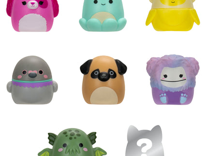 SQUISHMALLOWS SQUISH-A-LONGS minifiguuride komplekt, 8 tk, 2,5 cm