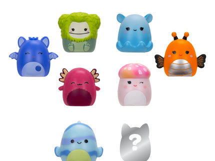 SQUISHMALLOWS SQUISH-A-LONGS minifiguuride komplekt, 8 tk, 2,5 cm