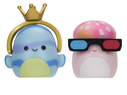 SQUISHMALLOWS SQUISH-A-LONGS minifiguuride komplekt, 8 tk, 2,5 cm