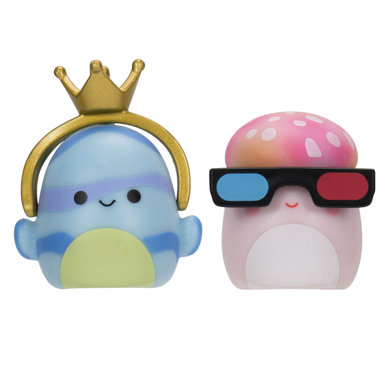 SQUISHMALLOWS SQUISH-A-LONGS minifiguuride komplekt, 8 tk, 2,5 cm